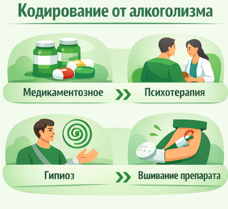 кодирование от алкоголизма в Нижних Сергах Санати